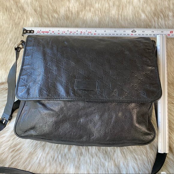 Gucci Guccissma Leather Messenger Bag - Picture 14 of 15